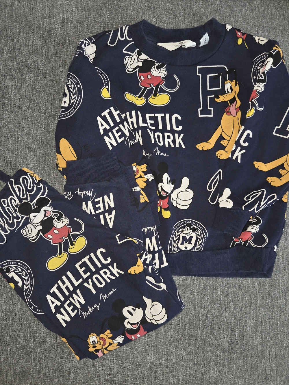 Kids Navy Mickey Mouse Athletic Sweatshirt &Sweatpants - Disney